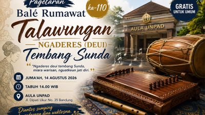 Talawungan Ngaderes (Deui) Tembang Sunda: Gelar Ipukan Midangkeun Bentang - (Sumber: Pusat Budaya Sunda Unpad)