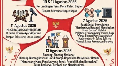 Pensiun Bukan Halangan! IKAPEN Unpad Siap Hebohkan HUT ke-81 RI Lewat Lomba Gaul dan Aksi Sosial