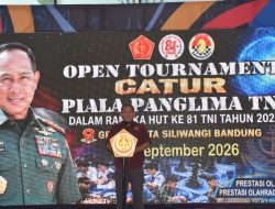 Garnisun Tetap II/Bandung Gelar Open Tournament Catur Piala Panglima TNI