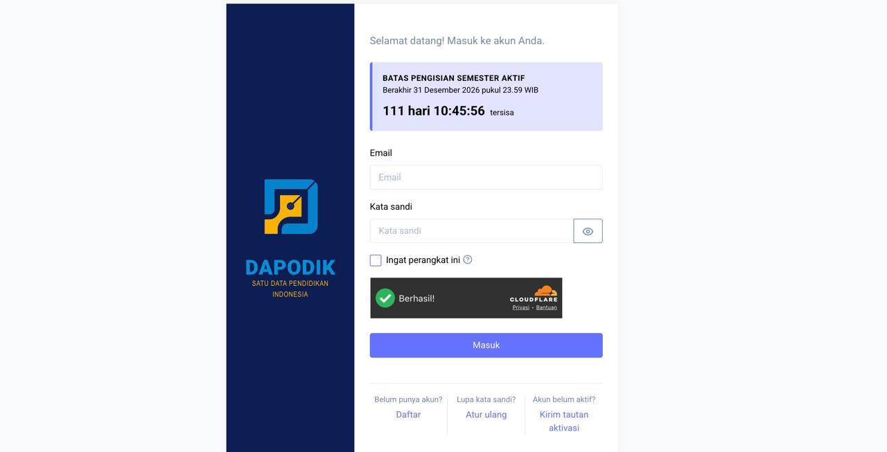 Dapodik LPK 2026