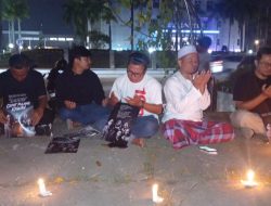 Simpati Jurnalis Batam, Gelar Doa Bersama Untuk Lima Wartawan Yang Hilang Saat Liput Erupsi Gunung Anak Krakatau