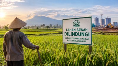 Sawah Memang Harus Dilindungi