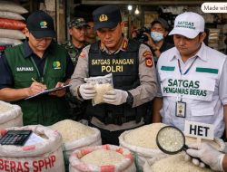 Selamat Bekerja Satgas Pengawasan Harga dan Mutu Beras