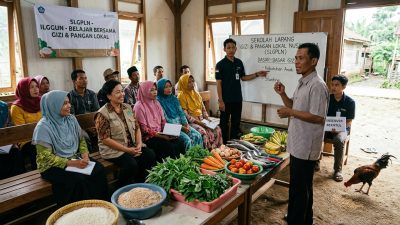 Ojak Orang Tarigu dan Sekolah Lapang Gizi dan Pangan Lokal Nusantara (SLGPLN)