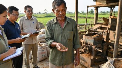 Ojak Orang Tarigu dan Tim Kementerian yang Datang ke Kampung